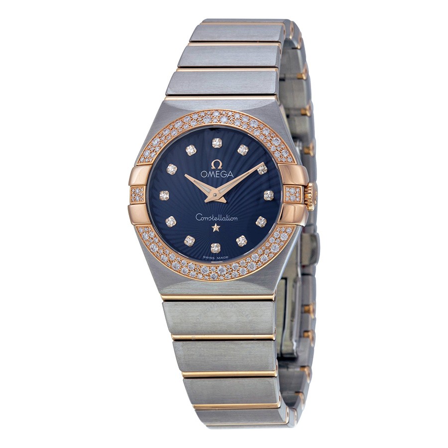 Omega Constellation 95 Lady's in 2-Tone with Diamond Bezel