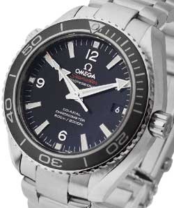Seamaster Planet Ocean 600M in Steel on Bracelet with Black Dial - Grey Bezel