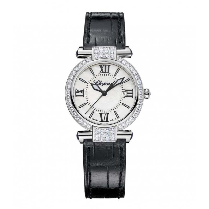Chopard Imperiale Round in White Gold with Diamond Bezel & Lugs