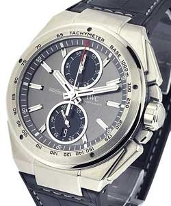 Ingenieur Chronograph Racer in Steel on Black Rubber Strap with Ardoise Dial