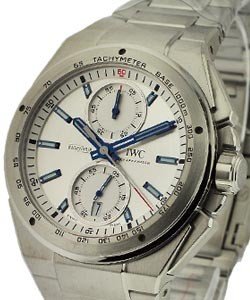 Ingenieur Chronograph Racer Steel on Bracelet with Silver Dial