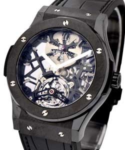 Classic Fusion Skeleton Tourbillon in Black Ceramic on Black Leather Strap with Skeleton Dial -  Limited Edition of 99pcs