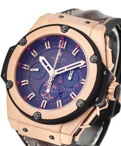 King Power Arturo Fuente King Gold  Rose Gold On Black Strap with Mat Brown Dial - Limited Edition