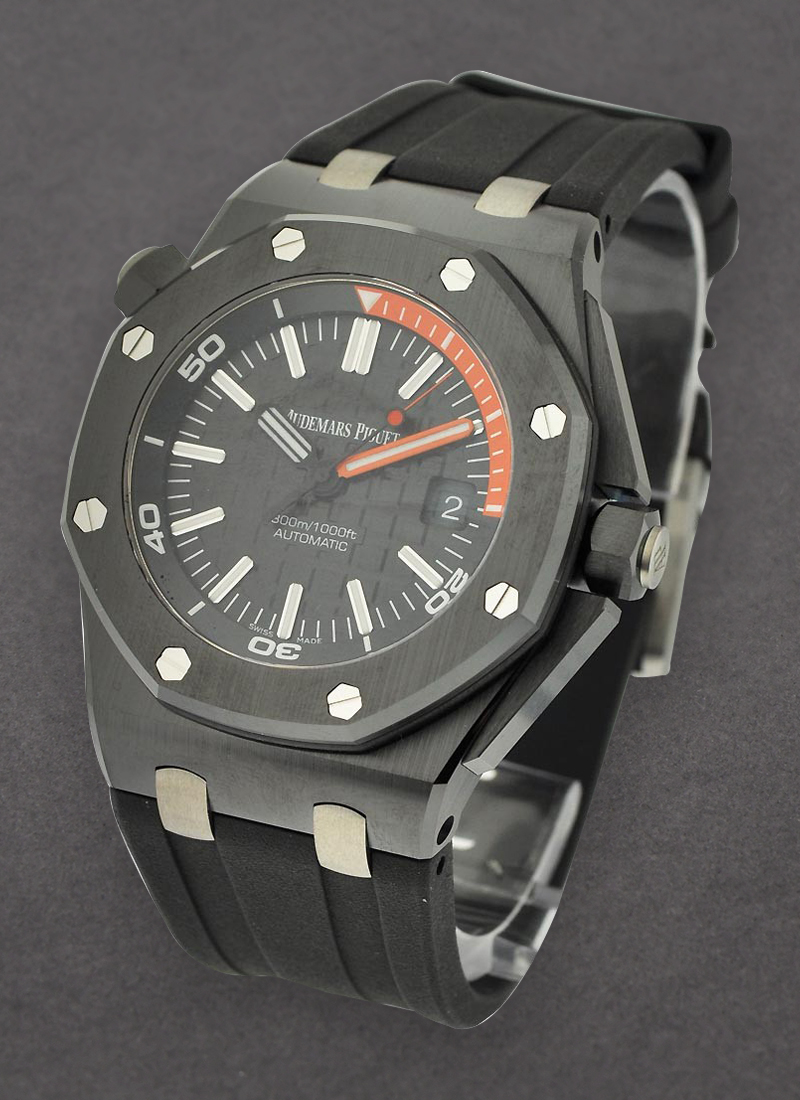 Audemars Piguet Royal Oak Offshore Diver  in Black Ceramic - BTQ ONLY