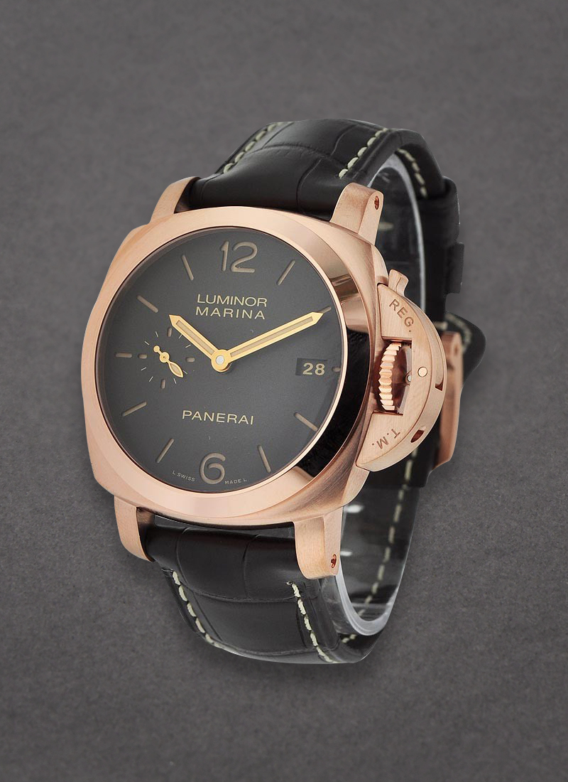 Panerai luminor marina rose gold hotsell