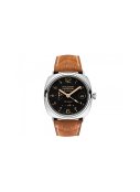 PAM 495 - Radiomir 10 Days GMT in Platinum on Brown Crocodile Leather Strap with Black Dial