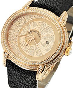Millenary Morita in Rose Gold with Diamond Case - Limited to 70 pcs on Black Strap with Rose Gold Diamond Dial