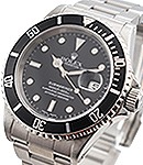 Submariner in Steel With Black Bezel on Oyster Bracelet With Black Dial