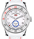 Robusto Buceador Manjuari Automatic in Steel On White Rubber Strap with White Dial