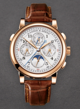 A. Lange & Sohne 421.032 1815 Rattrapante Perpetual Calendar in Rose Gold 421.032