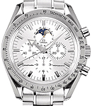 Speedmaster Pro Moonphase On Stainless Steel Bracelet with Silver Dial