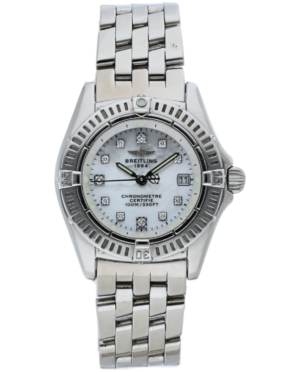 Callistino Ladies Quartz Mini in Steel In Steel Bracelet with Mother of Pearl Dial