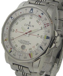 Admirals Cup 44 Automatic  in Steel on Steel Bracelet with Silver Dial