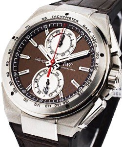 Ingenieur Chronograph Silberpfeil in Steel - Ltd to 1000 pcs on Rubber with Brown Alligator Leather Inlay Strap with Brown Dial