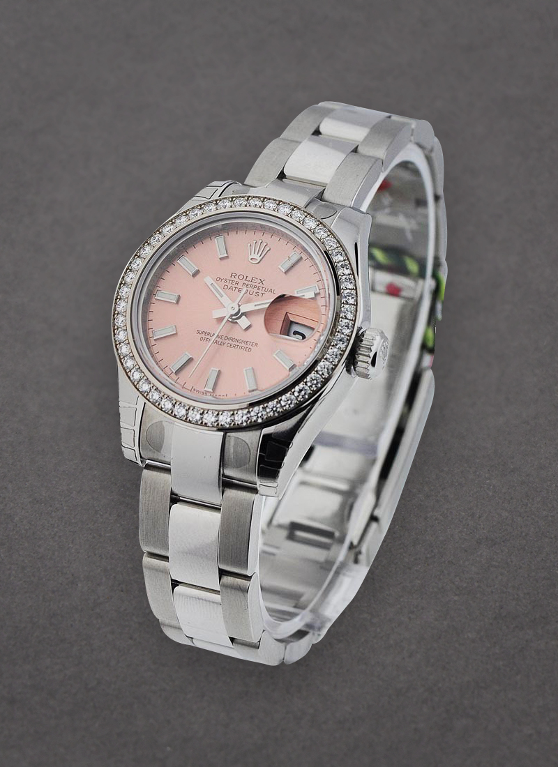 Rolex Unworn Datejust Ladies 26mm in Steel with Diamond Bezel