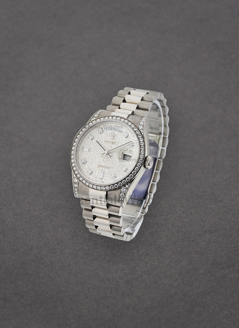 Pre-Owned Rolex President - DayDate - Diamond Bezel and Lugs