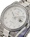 President - DayDate - Diamond Bezel and Lugs White Gold with Silver Jubilee Diamond Dial