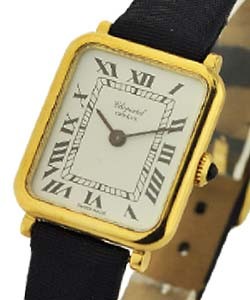 Tank by Chopard Yellow Gold on Strap