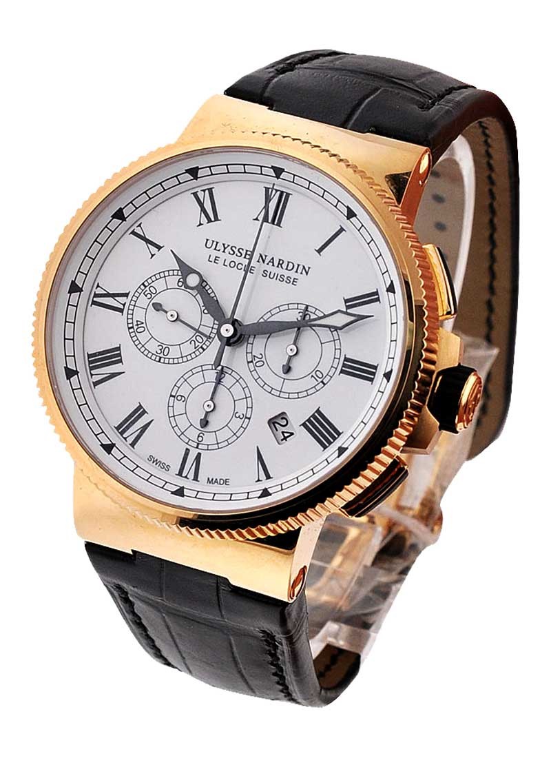 Ulysse Nardin Marine Chronograph in Rose Gold - Limited Edition of 150 pcs