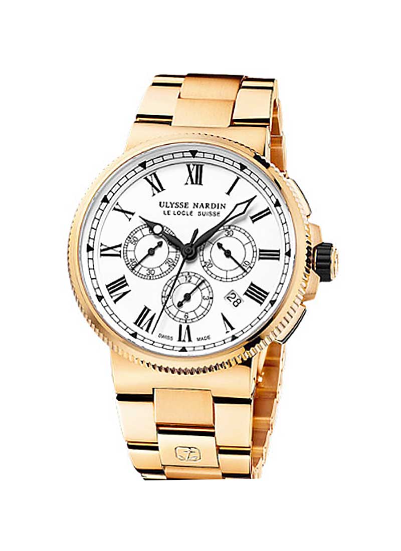 Ulysse Nardin Marine Chronograph 43mm in Rose Gold - Limited Edition of 150 pcs