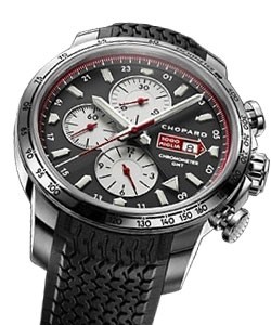 Mille Miglia Chronograph 2013 in Steel on Rubber Strap with Anthracite Dial - Limited to 2013 pcs