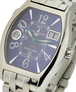 Michlangelo UTC Dual Time Steel on Strap with Blue Dial