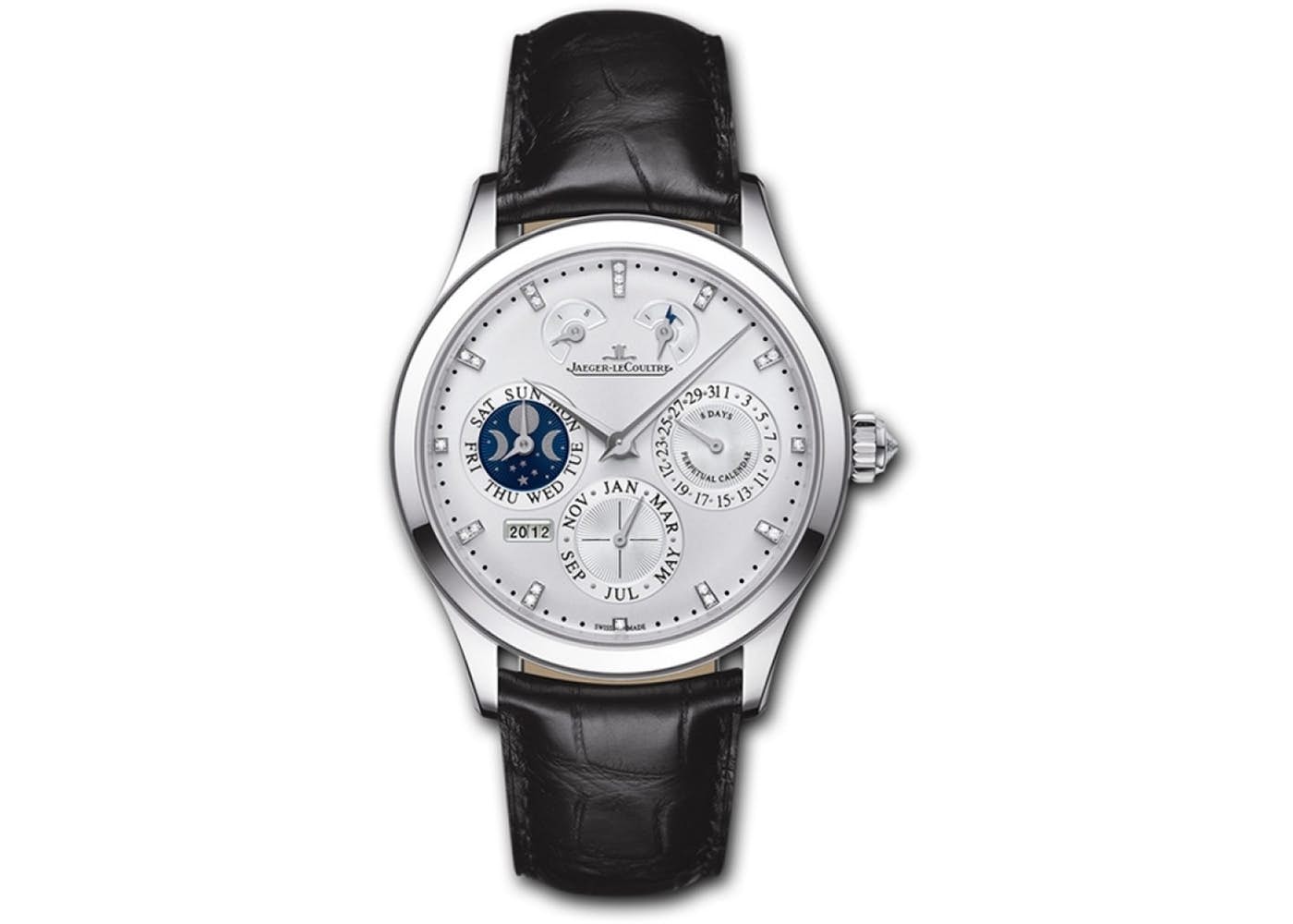 Jaeger - LeCoultre Master Eight Days Perpetual in White Gold