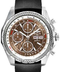 Bentley Collection GT Chronograph Racing Men's in Steel On Black Rubber Strap with Bronze Dial