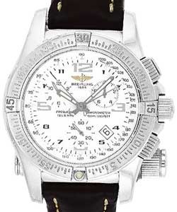 Professional Emergency Mission Quartz in 2-Tone ON Black Leather Strap with White Dial