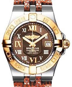 Galactic 30 Ladies' Quartz in 2-Tone On Brown Lizard Strap with Bronze Roman Dial