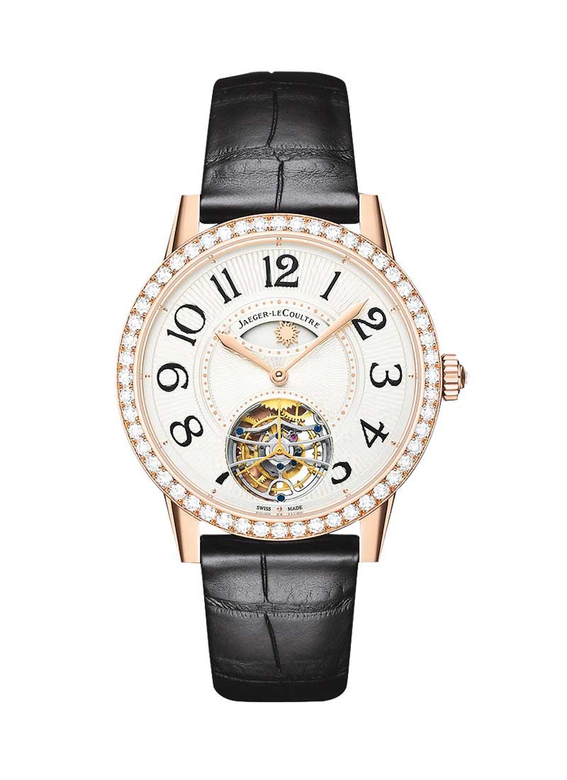 Jaeger - LeCoultre Rendez-Vous Tourbillon Night & Day in Rose Gold with Diamond Bezel