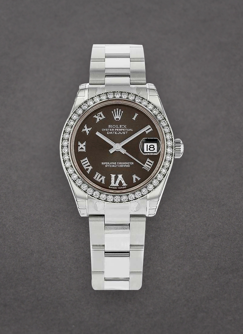 Rolex Unworn Datejust 31mm in Steel with Diamond Bezel