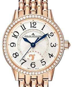 Rendez-Vous Night & Day in Rose Gold with Diamond Bezel on Rose Gold Bracelet with Silver Dial