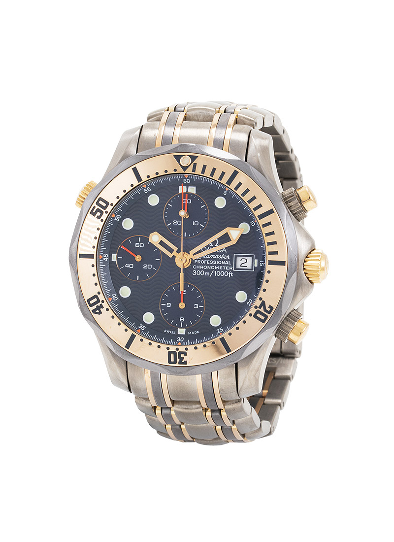 Omega Seamaster 300M Men's Automatic in Titanium with Rose Gold Bezel