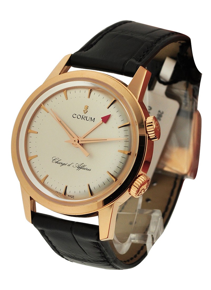 Corum Charge dAffaires Limited Edition Manual in Rose Gold