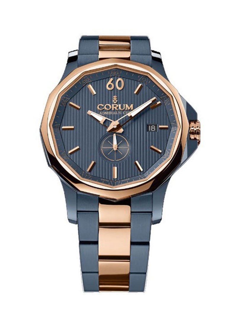 Corum Admirals Cup Legend Automatic in Steel with Rose Gold Bezel