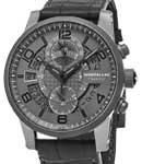 Timewalker Twinfly Chronograph Greytech in Titanium on Grey Crocodile Leather Strap with Grey Dial