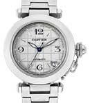 Pasha C GMT Automatic in Steel On Steel Bracelet with Silver Dial