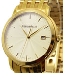Jules Audemars in Rose Gold on Rose Gold Bracelet with Silver Dial
