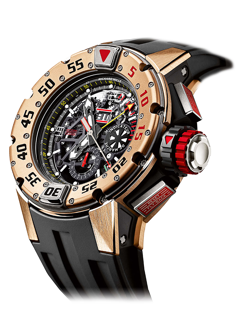 Richard Mille RM032 Men's Automatic Chronograph in Rose Gold