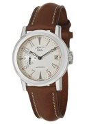 Port Royal V Elite Automatic in Steel On Brown Crocodile Strap with Silver Dial