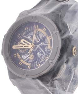 King Power BLACK MAMBA - Kobe Bryant - LE 250pcs. Black Ceramic on Rubber Strap with Skeleton Dial