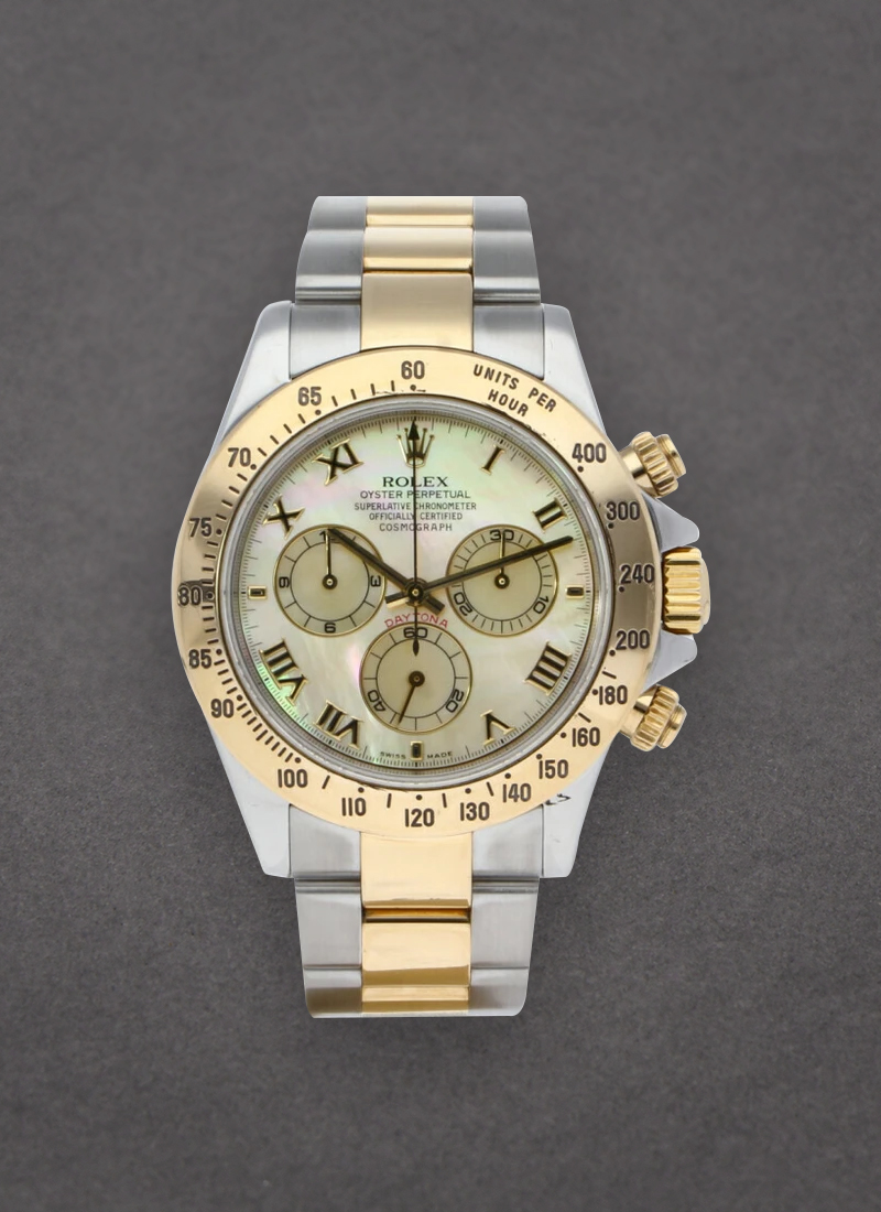 Pre-Owned Rolex Daytona 2-Tone in Steel with Yellow Gold Tachymeter Bezel