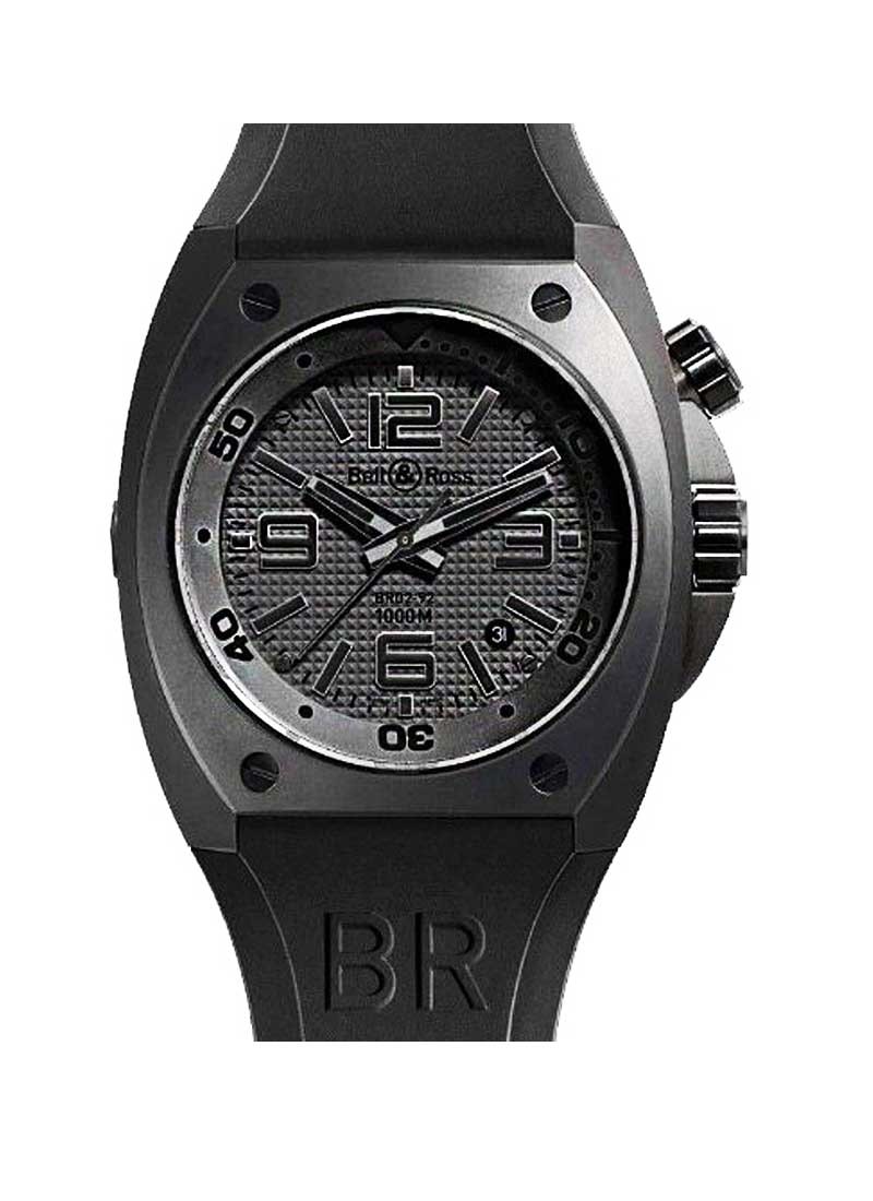 Bell & Ross BR 02-92 Marine Automatic in Black PVD Steel