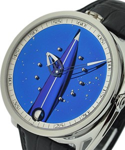 DB28 Skybridge in Titanium on Black Crocodile Strap with Star Studded Blue Sky Dial