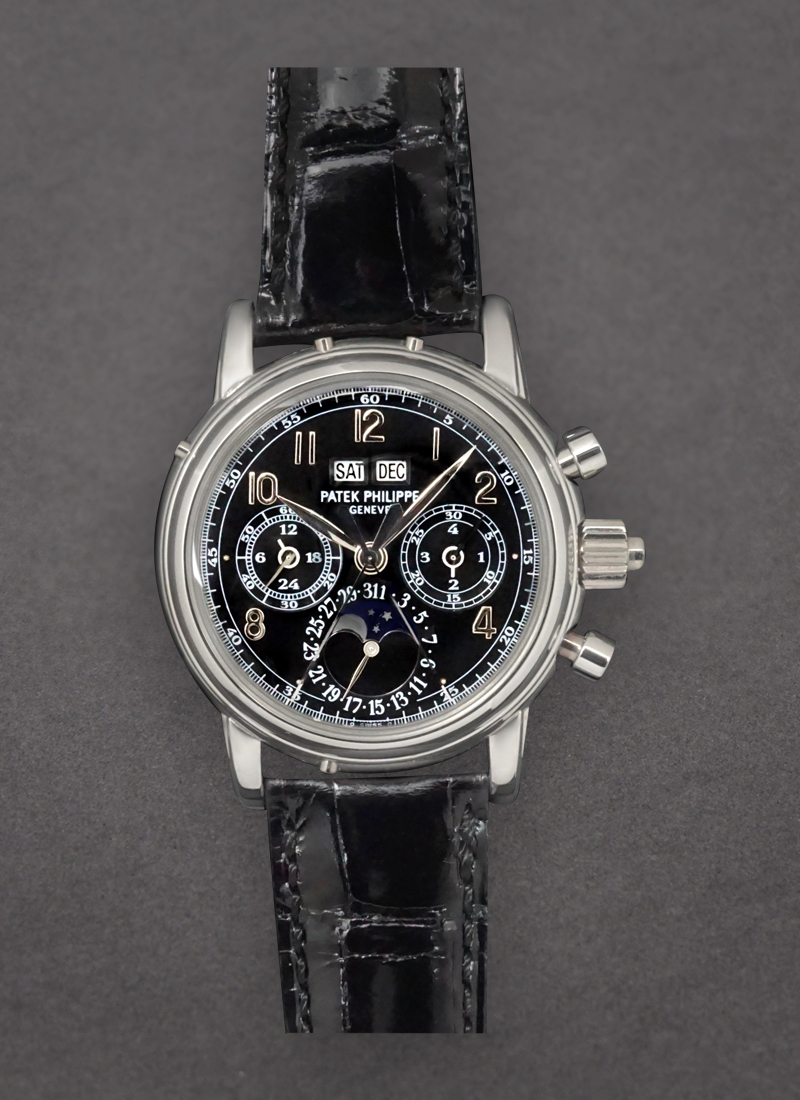 Patek Philippe Grand Complications Split Second Chrono 5004P in Platinum 