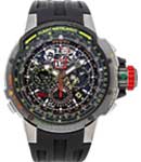 RM 39-01 Automatic Flyback Chronograph Aviation E6-B Platinum on Strap with Finition Dial