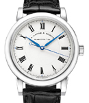 Richard Lange Boutique Edition in White Gold Boutique Edition On Black Alligator Strap with White Roman Dial