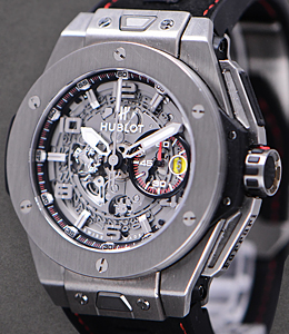 Ferrari Big Bang Titanium  with Titanium Bezel - Skeletonized Dial