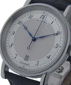 Kairos Men's Automatic in Steel Steel on Strap with Silver Dial 